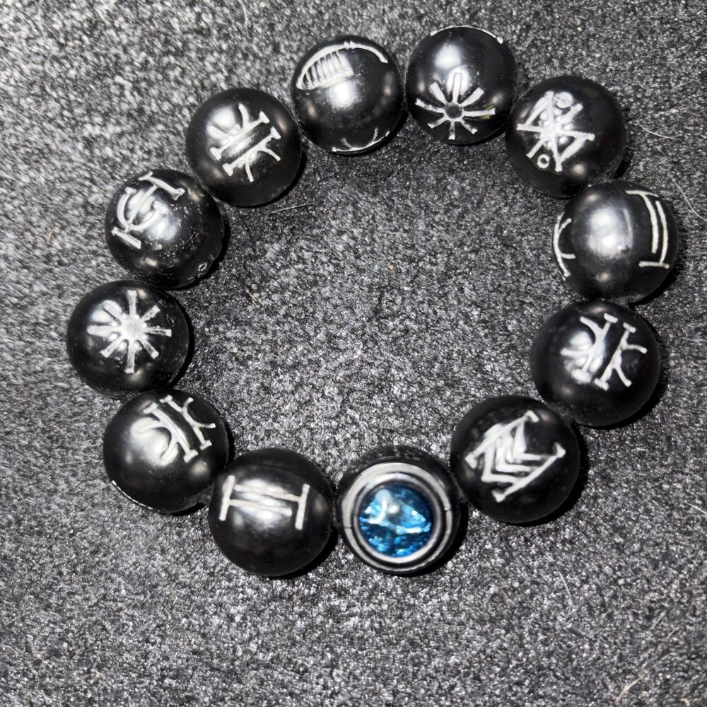 Marvel BLACK PANTHER LEGACY Kimoyo Bead Bracelet 6 to 7 inch x 18mm. OF